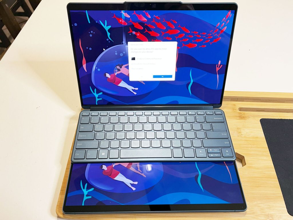 Lenovo yoga book 9i features
