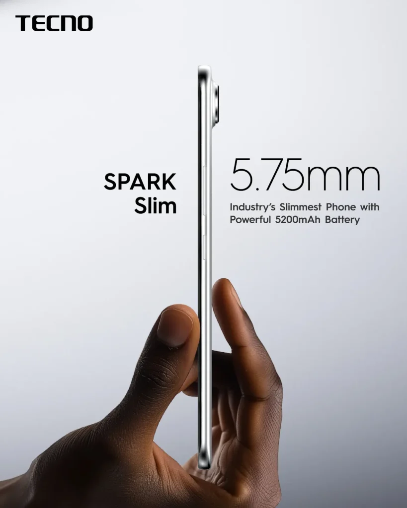 Tecno Spark Slim Meet the World’s Thinnest Smartphone